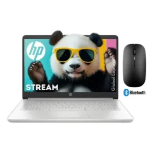 Laptop HP Stream 14-CF2733 con Intel Celeron N4120, 4 GB de RAM, 64 GB de almacenamiento eMMC y Windows 11 Home en modo S